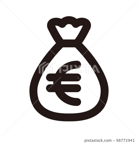 Euro icon (three line thicknesses) 98772941