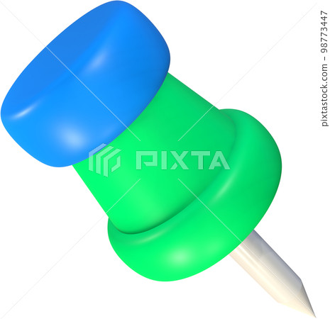 Pin 3d icon illustration. 98773447