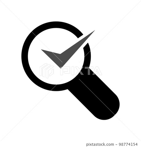 Illustration Vector Graphic of Magnifying Icon Illustration Vector Graphic of Magnifying Icon 98774154