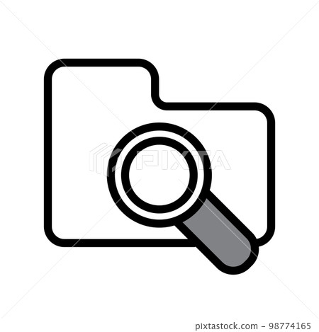 Illustration Vector Graphic of Magnifying Icon Illustration Vector Graphic of Magnifying Icon 98774165