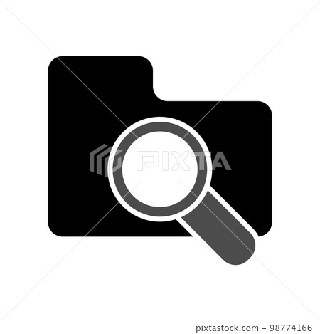 Illustration Vector Graphic of Magnifying Icon Illustration Vector Graphic of Magnifying Icon 98774166