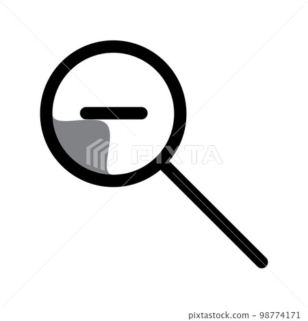 Illustration Vector Graphic of Magnifying Icon 98774171