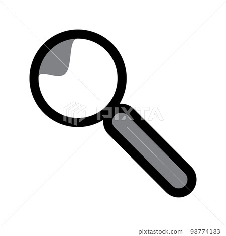Illustration Vector Graphic of Magnifying Icon Illustration Vector Graphic of Magnifying Icon 98774183