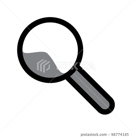 Illustration Vector Graphic of Magnifying Icon Illustration Vector Graphic of Magnifying Icon 98774185