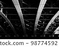 arch rib of old bridge 98774592