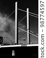 Cable-stayed bridge tower 98774597