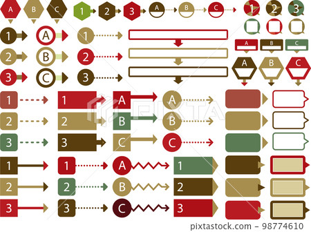 Arrows and numbers and framesets 98774610
