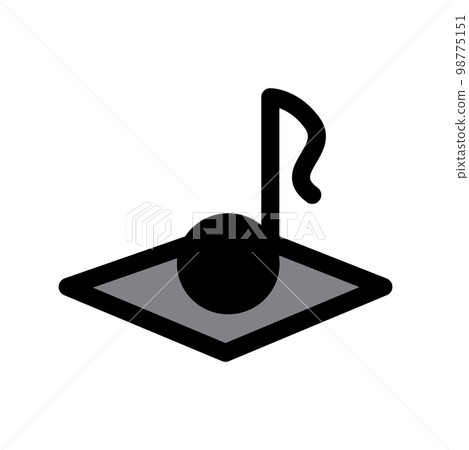 Illustration Vector Graphic of Music Icon 98775151