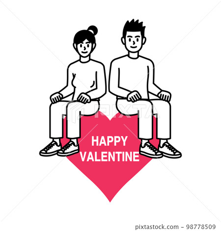 Valentines day greeting cards and banners. Vector illustration concepts for background, greeting card, website and mobile website banner, social media banner, marketing material. Love Couple Romantic Valentines day greeting cards and banners. Vector illustration concepts for background, greeting card, website and mobile website banner, social media banner, marketing material. Love Couple Romantic 98778509