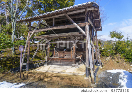 Hachisha Shrine in the precincts of Nison-in Temple in Saga, Kyoto City Hachisha Shrine in the precincts of Nison-in Temple in Saga, Kyoto City 98778538