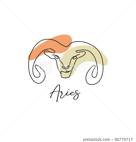Astrology horoscope symbol zodiac Aries sign in 98779717