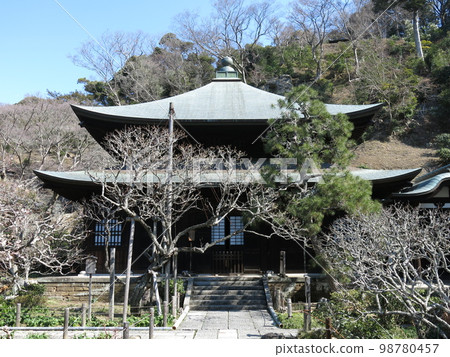Zuisenji Temple (Main Hall) in Kamakura City Zuisenji Temple (Main Hall) in Kamakura City 98780457