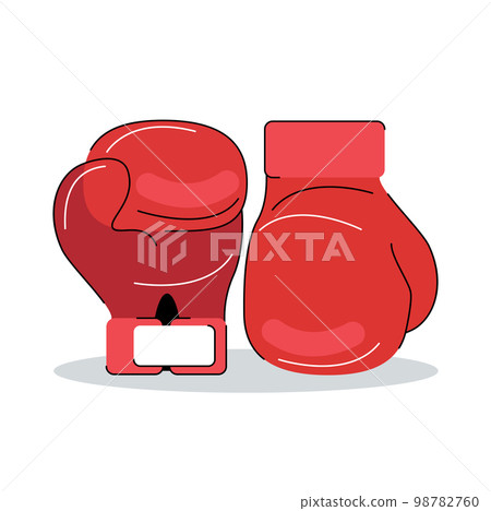 boxing gloves isolated vector illustration 98782760