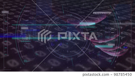 Composition of dna strand over binary coding data processing 98785450