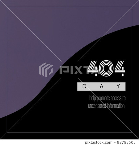 Composition of help promote access to uncensored information text on black background 98785503