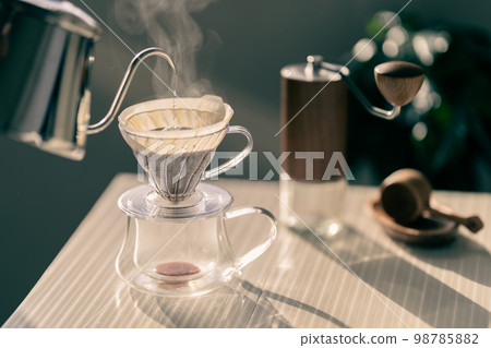 咖啡手衝咖啡HARIO V60萃取蒸汽復古懷舊風 咖啡手衝咖啡HARIO V60萃取蒸汽復古懷舊風 98785882
