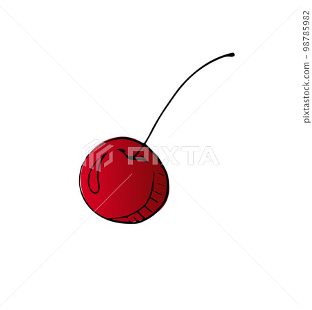Fruit vector illustration colorfull cherry red 98785982