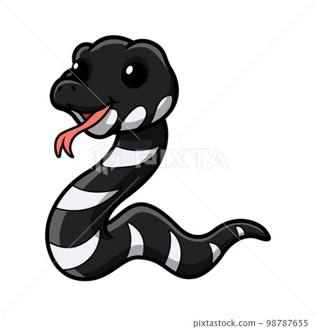 Cute mangrove snake cartoon (boiga dendrophila) Cute mangrove snake cartoon (boiga dendrophila) 98787655