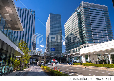 “神奈川縣”橫濱港未來/辦公區風景 98789341