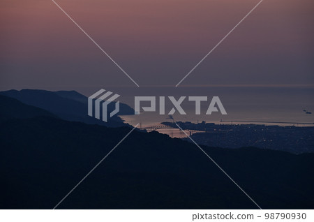 Mihonoseki from Mt. Makuragi 98790930