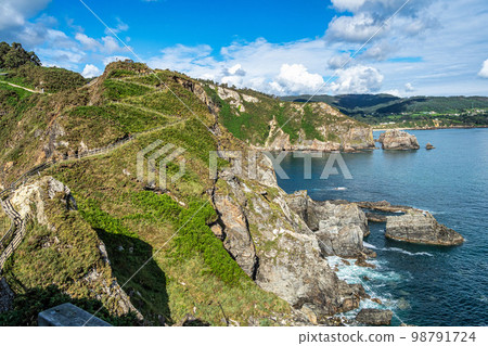 Punta Socastro also known as Fucino do Porco in O Vicedo at Viveiro, Galicia, Spain Punta Socastro also known as Fucino do Porco in O Vicedo at Viveiro, Galicia, Spain 98791724
