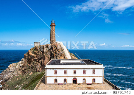 Lighthouse of Cabo VIlan near Camarinas in Galicia,Spain. Lighthouse of Cabo VIlan near Camarinas in Galicia,Spain. 98791743