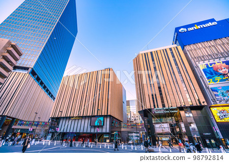 Tokyo cityscape in Japan View of Hareza Ikebukuro at the east exit of Ikebukuro Station Tokyo cityscape in Japan View of Hareza Ikebukuro at the east exit of Ikebukuro Station 98792814
