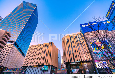 Tokyo cityscape in Japan View of Hareza Ikebukuro at the east exit of Ikebukuro Station Tokyo cityscape in Japan View of Hareza Ikebukuro at the east exit of Ikebukuro Station 98792872