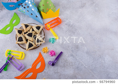 Jewish holiday Purim celebration concept Jewish holiday Purim celebration concept 98794960