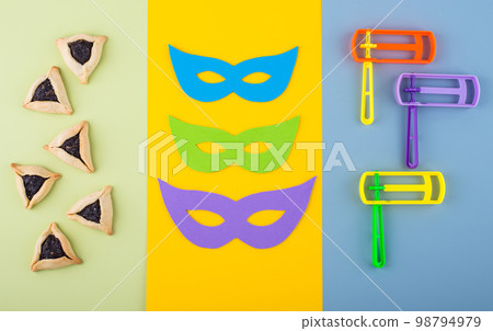 Jewish holiday Purim celebration concept 98794979