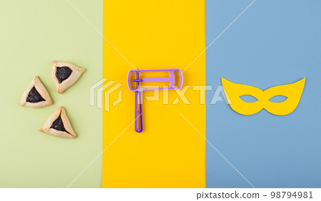 Jewish holiday Purim celebration concept Jewish holiday Purim celebration concept 98794981