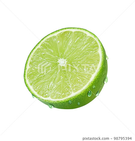 Lime illustration realistic 98795394