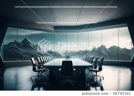 Conference room with giant screen Conference room with giant screen 98795562