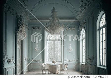 Luxurious interior in rococo style 98796225