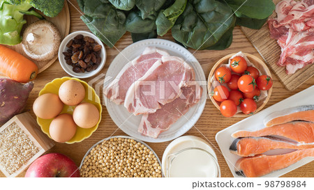 滿桌子的食物 98798984