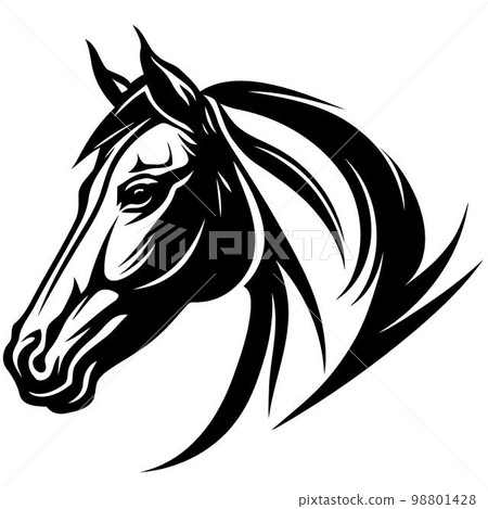 equine horse animal head equine horse animal head 98801428