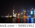 中國上海美麗的夜景 98801962