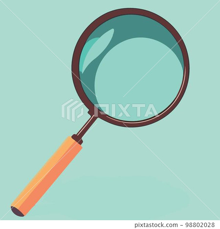 magnifying glass optical object isolated magnifying glass optical object isolated 98802028