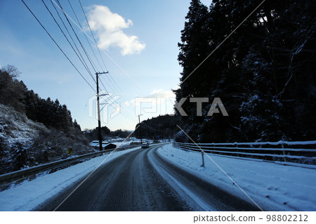 Matsushima Drive in Miyagi Prefecture in winter 98802212