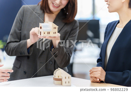 people having a real estate meeting 98802229