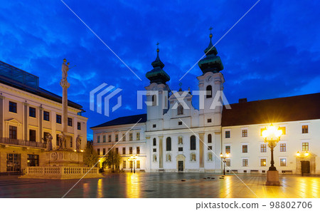 Cathedral of Gyor, Hungary 98802706