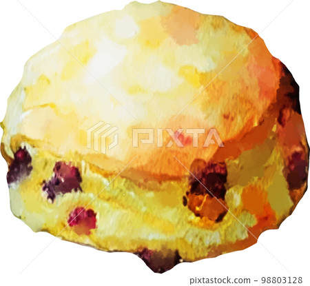 Scone watercolor style illustration - Stock Illustration [98803128] - PIXTA