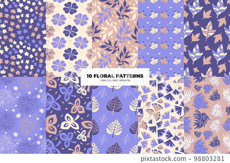 Floral Background Set  98803281