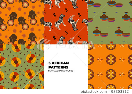 Tribal Background Set 98803512