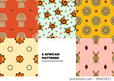 African Pattern Set 98803651