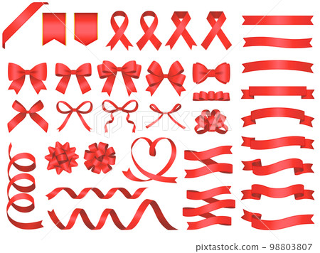 Ribbon treatment set _ red Ribbon treatment set _ red 98803807