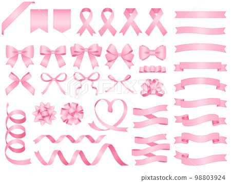 Ribbon treatment set_pink 98803924