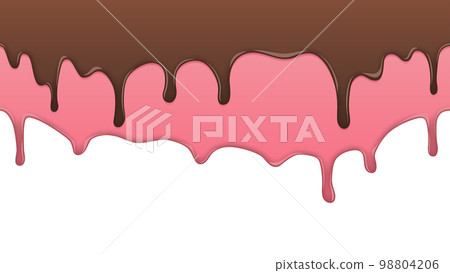 Horizontally repeatable flowing pink liquid 1c Horizontally repeatable flowing pink liquid 1c 98804206