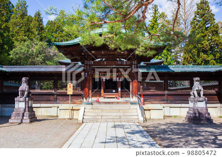 山形米澤的能量點上杉神社唐門 98805472