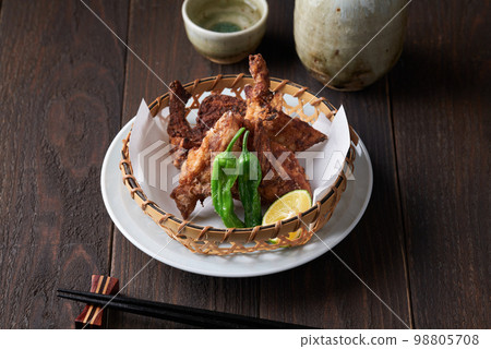 Deep-fried torafugu Deep-fried torafugu 98805708